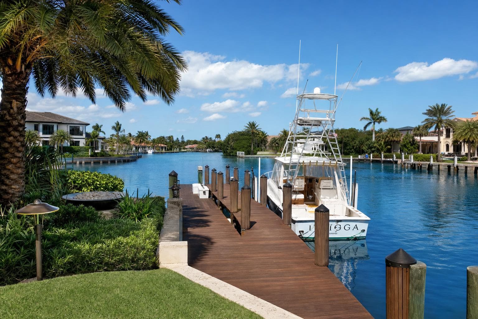 Waterfront-Villa mit Bootsdock – direkter Meereszugang